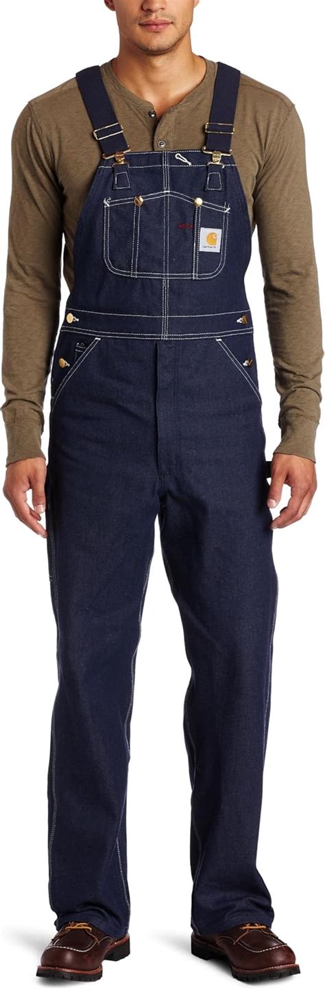 Carhartt Mens Denim Bib Overalls Unlined R08denim30 X 36 Amazonca