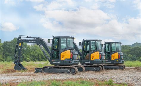 Three New Hyundai Compact Excavator Models Now Available Throughout