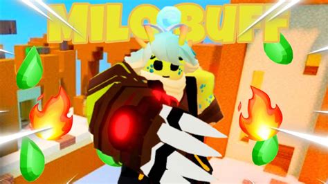 The New Update Made Milo The Best Kit 🔥 Roblox Bedwars Youtube