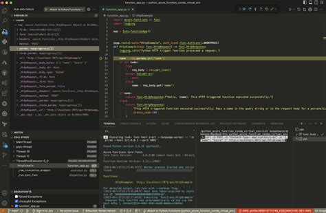 Python Azure Function Debugging In Pipenv Virtual Environment Kenan