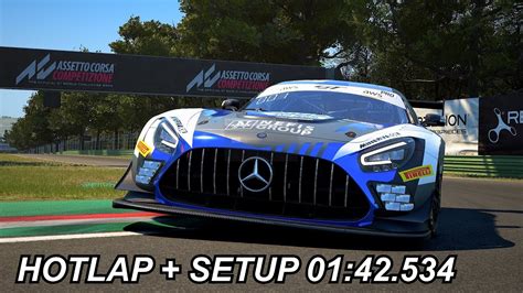 Mercedes AMG GT3 2020 Imola Hotlap Setup Assetto Corsa