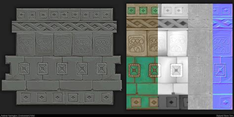 stylized trim texture  andrew harrington