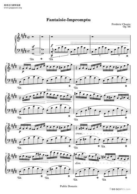 Chopin Fantaisie Impromptu In C Sharp Minor Op Sheet Music Pdf