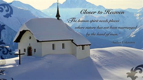 Church On Mountain Covered With Snow HD Jesus Wallpapers | HD ...