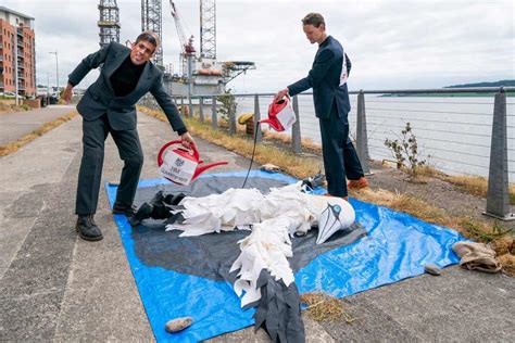 Climate Protesters Stage Dramatic Oil Spill Stunt To Oppose Rosebank