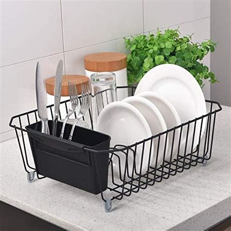 Rubbermaid Dish Drainer Small Black Dish Racks Home And Kitchen