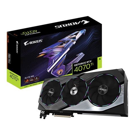 VGA การดแสดงผล GIGABYTE AORUS GEFORCE RTX 4070 TI ELITE 12G 12GB