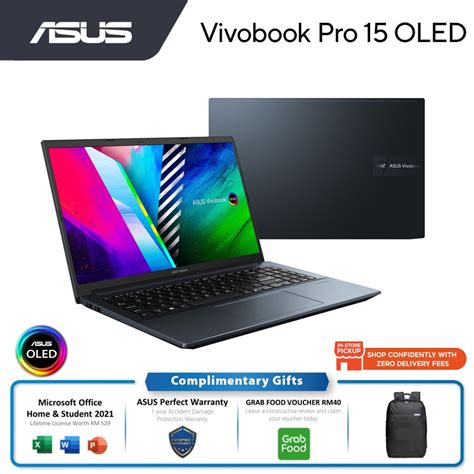 Asus Vivobook Pro Oled M Q R R R Laptop Amd Ryzen Gb Gb