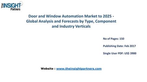 Door And Window Automation Market Analysis Revenue And Key Industry