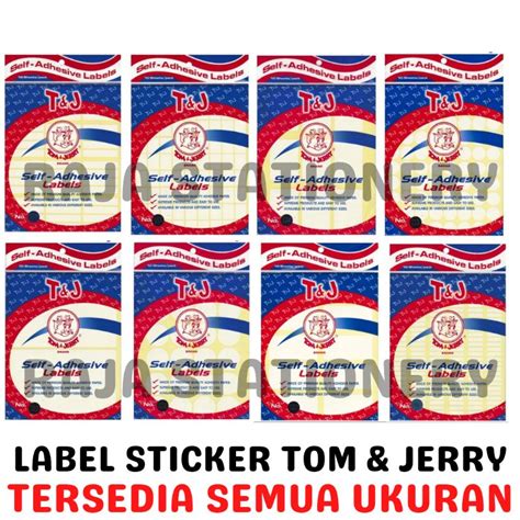 Jual Tom And Jerry Sticker Label Kertas Label Sticker Tom And Jerry 98 99