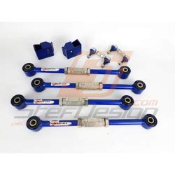 Kit tirants arrière 8 pièces réglable Hardrace GT 93 00 WRX STI 01 07