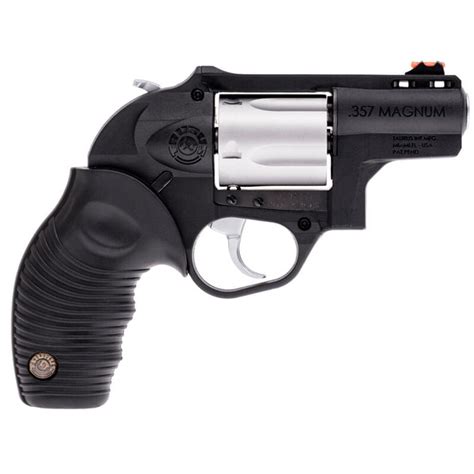 Taurus 605 Protector Double Action Revolver 357 Magnum 2 Barrel 5 Rounds Fiber Optic Front