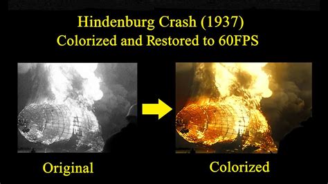 Hindenburg Crash Colorized And Restored K Fps From