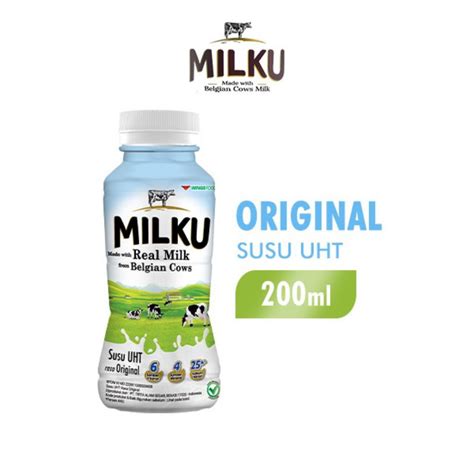 Jual Dus Milku Susu Uht Original Isi Botol X Ml Shopee Indonesia