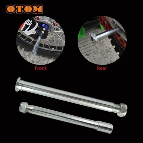 Otom Motorcycle Front And Rear Axle Steel Galvanized Hubs Motocross