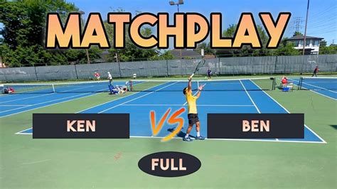 Tennis Matchplay Ken Vs Ben Set 2024 06 26 Kick Serve Practice