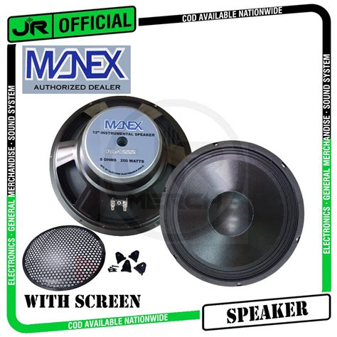 MANEX PA 1222 12 Inches 200 Watts Instrumental Speaker SC12 Screen