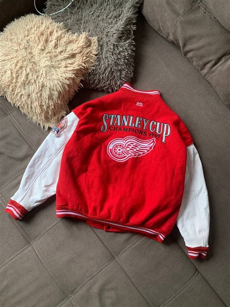 Vintage Vintage S Red Wing Stanley Cup Detroit Jacket Very Rare Grailed