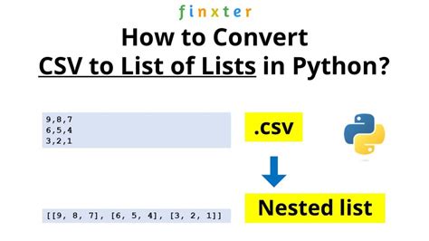 Python 将csv转换为列表的列表方法问题的提出 给定一个csv文件（例如，存储在文件名为myfilecs 掘金