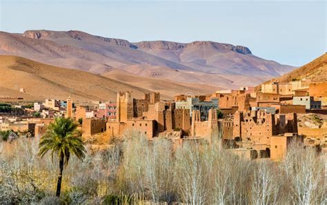 Traditionelle Kasbah Festung In Dades Tal In Den Hohen Atlas Bergen