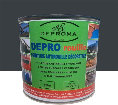 Peinture Antirouille Deproma Gris Anthracite Kg Leroy Merlin