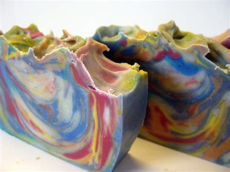 Handmade Six Colors Pot Swirl Soap Cp Soap Recipes Savon Soap Soap