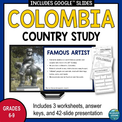 Colombia Country Study Colombia Presentation And Activities Central