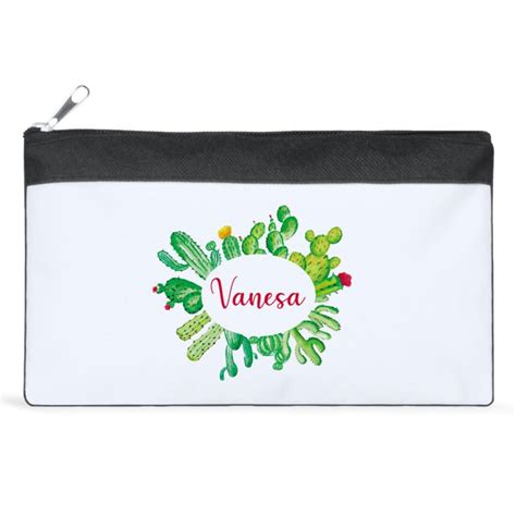 Neceser estuche con nombre personalizado diseño Cactus Cactus Clutch