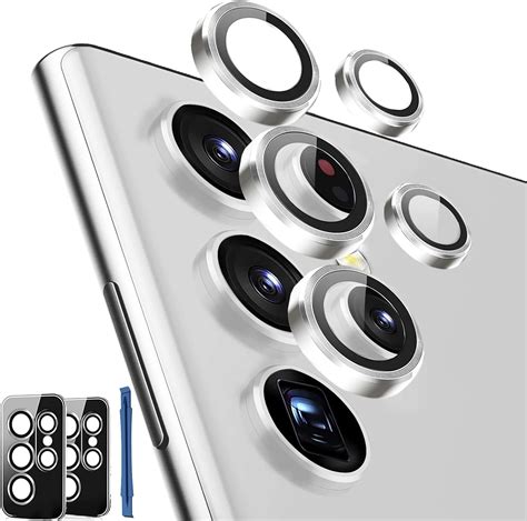 Imbzbk 55 Pack For Samsung Galaxy S23 Ultra Camera Lens Protector Accessories Cover Camera