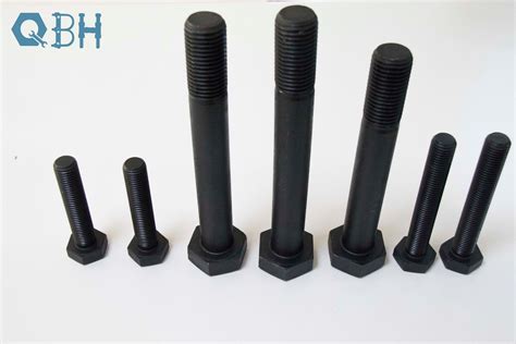 High Strength Steel Black Heavy Hex Structural Bolts Metric A M