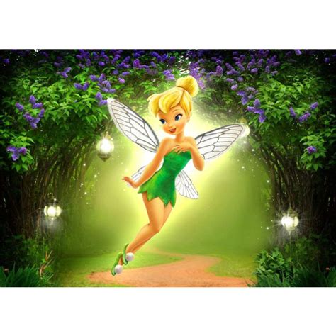 Painel De Festa Em Lona Tema Tinker Bell Shopee Brasil