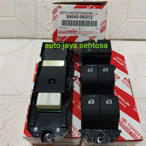 Promo Master Switch Saklar Power Window Pusat Kanan Toyota Innova