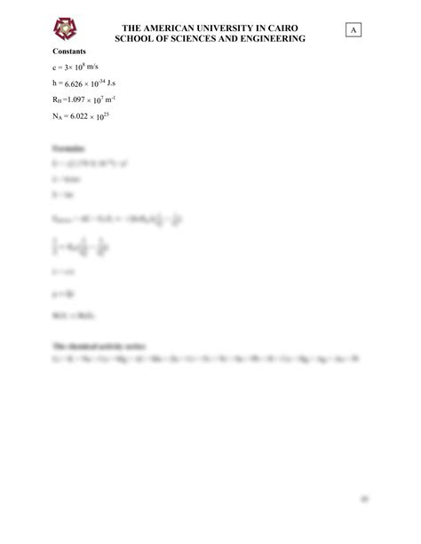 Solution Chem Formula Sheet Studypool