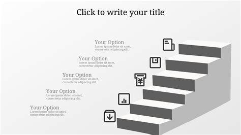 Steps Leading To The Top Of Set Of Stairs With Text That Reads Click To