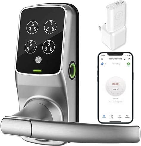 Lockly Secure Pro Wi Fi Smart Door Lock Keyless Entry Door Lock Pin