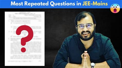 Most Repeated Questions In Jee Mains Jee Main Physics