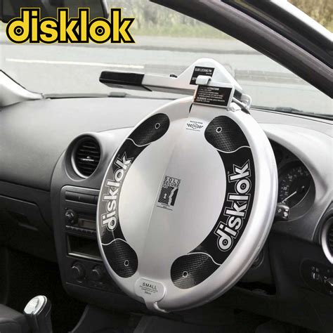 Disklok Security Ex Demo Large 415 44cm Silver Steering Wheel Lock A