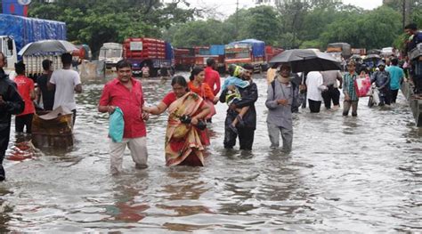 Maharashtra Rains Waterlogging Paralyses Life In Mumbai IMD Issues