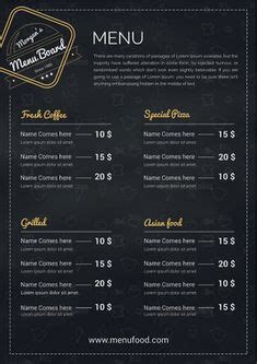 7 Best Western food menu ideas | menu design, food menu, restaurant ...