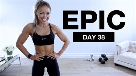 Day 38 Of EPIC KILLER UPPER BODY WORKOUT Dumbbells Bodyweight