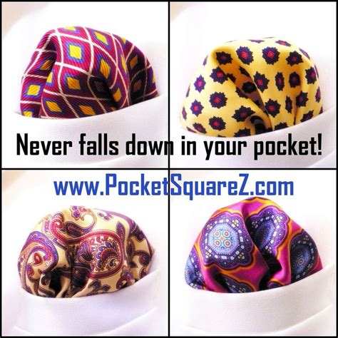 PocketSquareZ Prefolded Pocket Square Lapel Flower Pocket Square