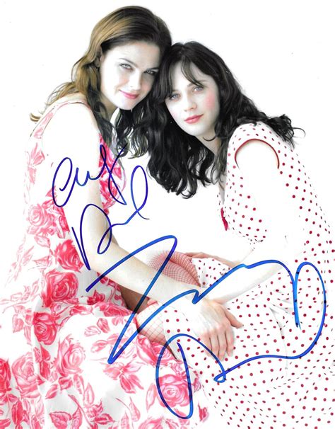 Emily Deschanel, Zooey Deschanel, Signed 8x10 Photograph - Etsy