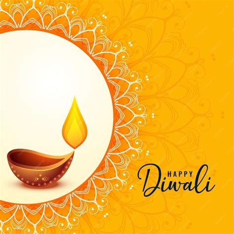 Free Vector | Happy diwali greeting banner beautiful design