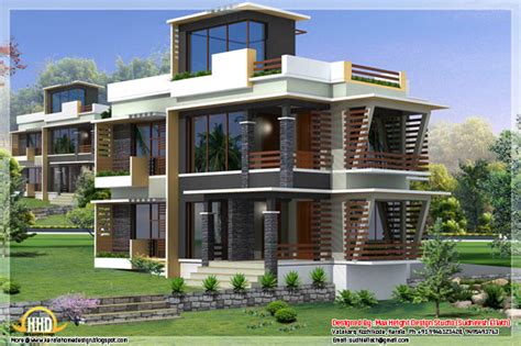 3 Different Indian House Elevations Kerala Home Design And Floor