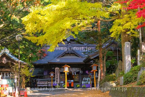 山梨県富士吉田市 秋の新倉富士浅間神社 拝殿の写真素材 210185707 イメージマート