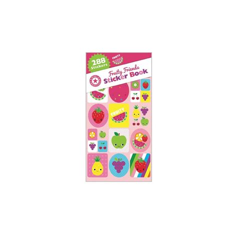 Gifts Greetings Artwrap Party Sticker Book Fruity Friends