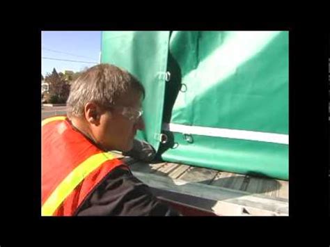 Flatbed Load Tarping Part 4 Proper Tarping Procedures YouTube