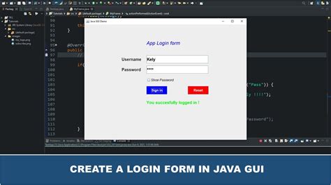 Java GUI Tutorial 40 Making A Login Form In Java GUI Swing YouTube