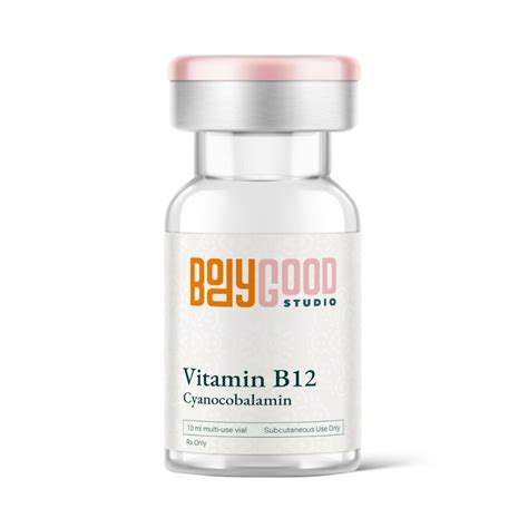 Cyanocobalamin Vitamin B12 1000mcg Ml Injection 10ml Vial Body