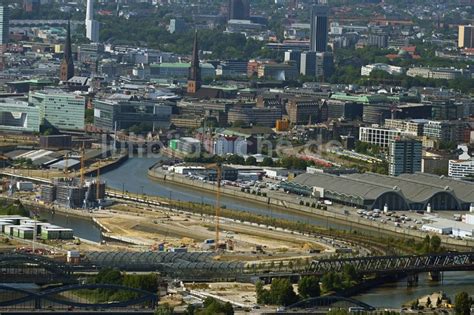 Hamburg Von Oben Baustelle Zum Neubau Des Hochhaus Geb Udekomplexes